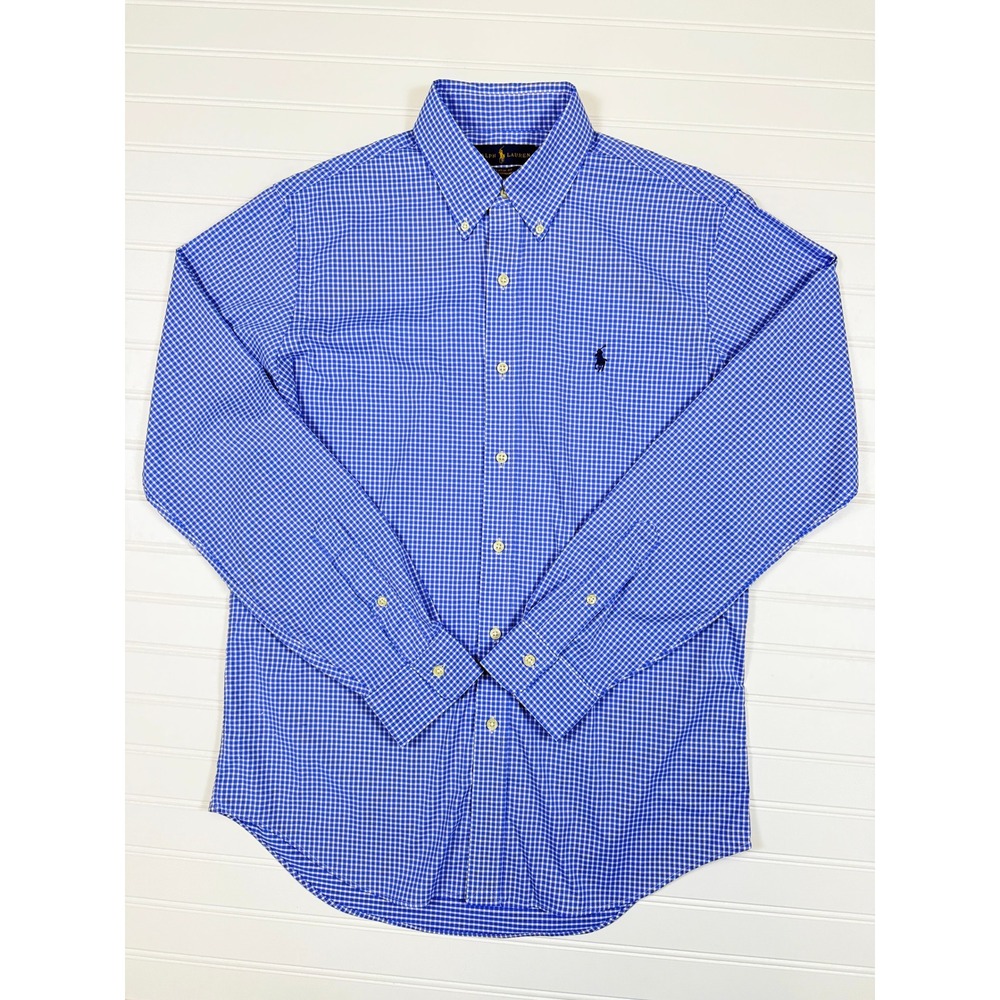 Ralph Lauren Classic Fit Performance Button Down Gingham Shirt